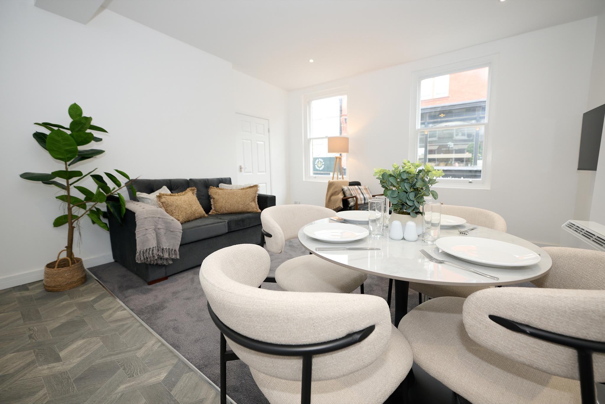 This is the One bright central 1BR well equiped.